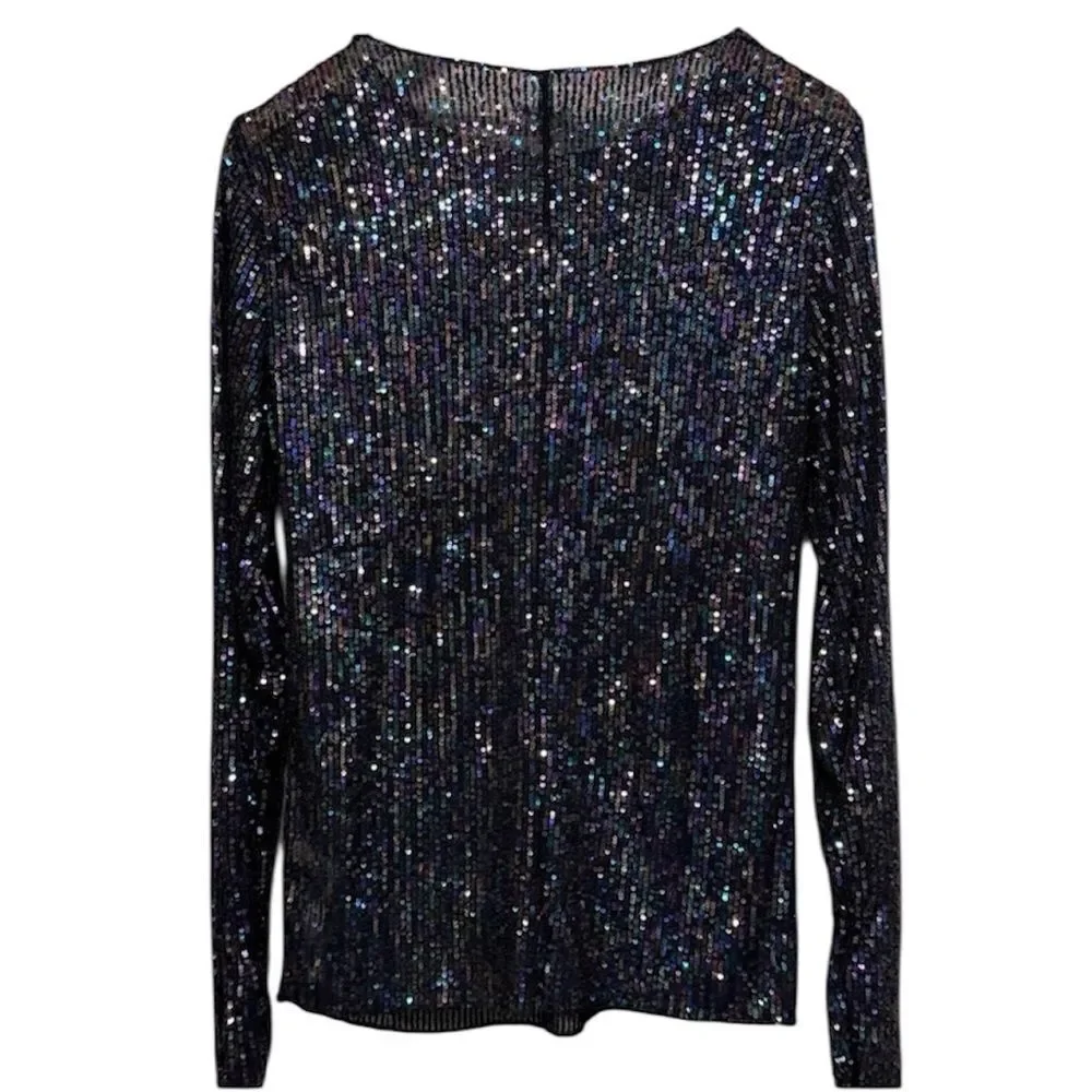 Free People NWT Gold Rush Long Sleeve in Black Combo Size Medium